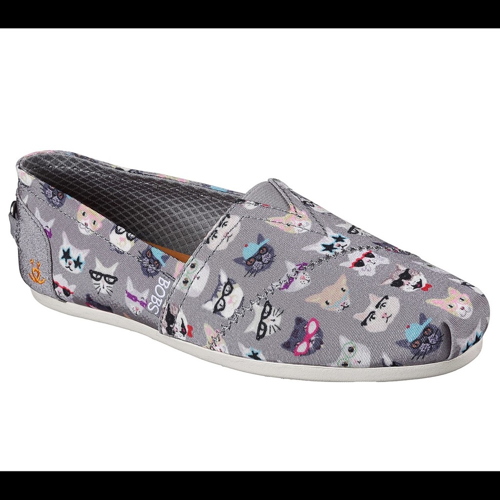 Sketchers BOBS for Cats Memory Foam Slip On Shoes